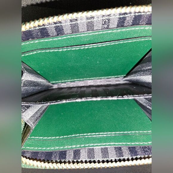 Victoria's Secret Green Croc Embossed Crossbody Bag & Wallet Set NEW - Picture 7 of 16